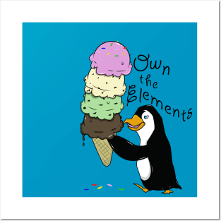 OTE Penguins Summer Treat Posters and Art